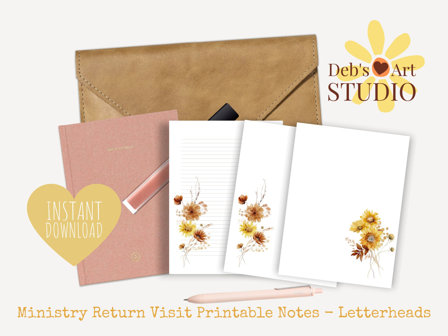 JW Letter Writing | Jehovah's Witnesses | Letterheads | Sunflower Print